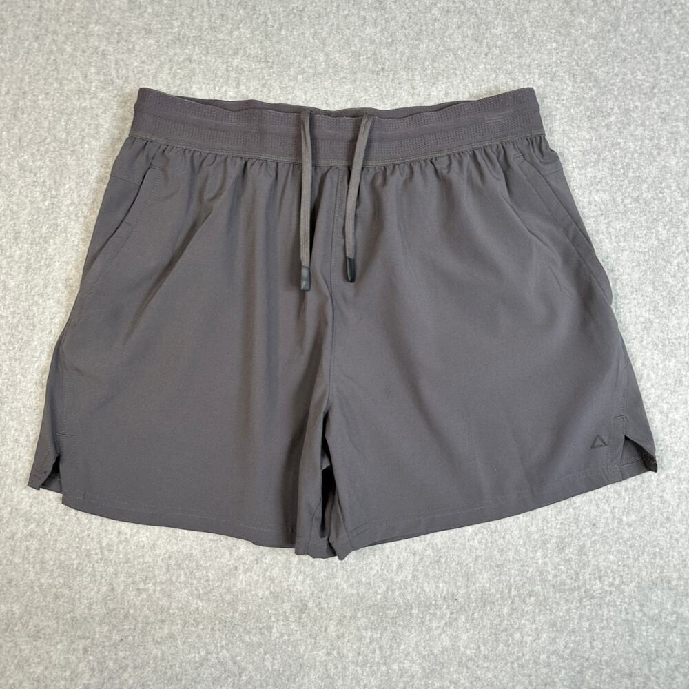 Tec-One Shorts Womens XL Dark Gray Elastic Waist Drawstring Athleisure Athletic